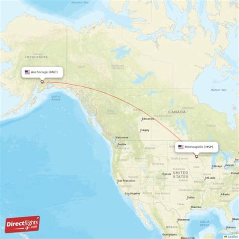 anchorage to msp|Anchorage to Minneapolis flights